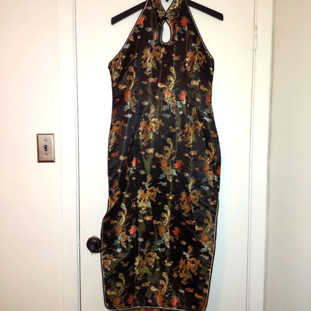 Laogudai Cheongsam Halter Dress